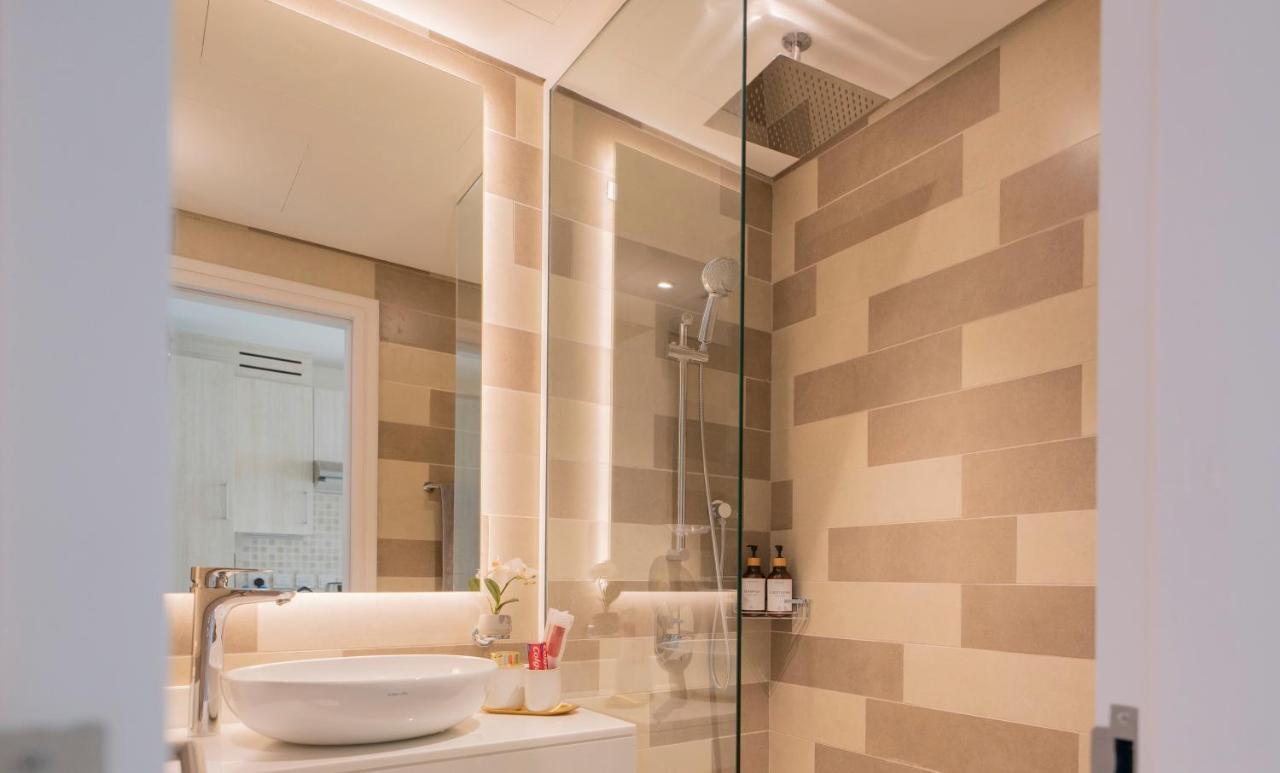 Luxury Studio, Seven Palm Residence-Palm Jumeirah ดูไบ ภายนอก รูปภาพ