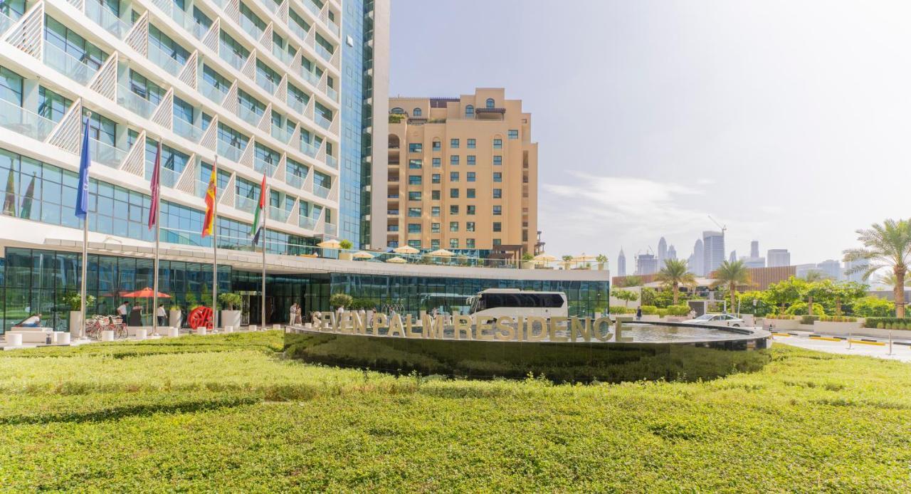Luxury Studio, Seven Palm Residence-Palm Jumeirah ดูไบ ภายนอก รูปภาพ