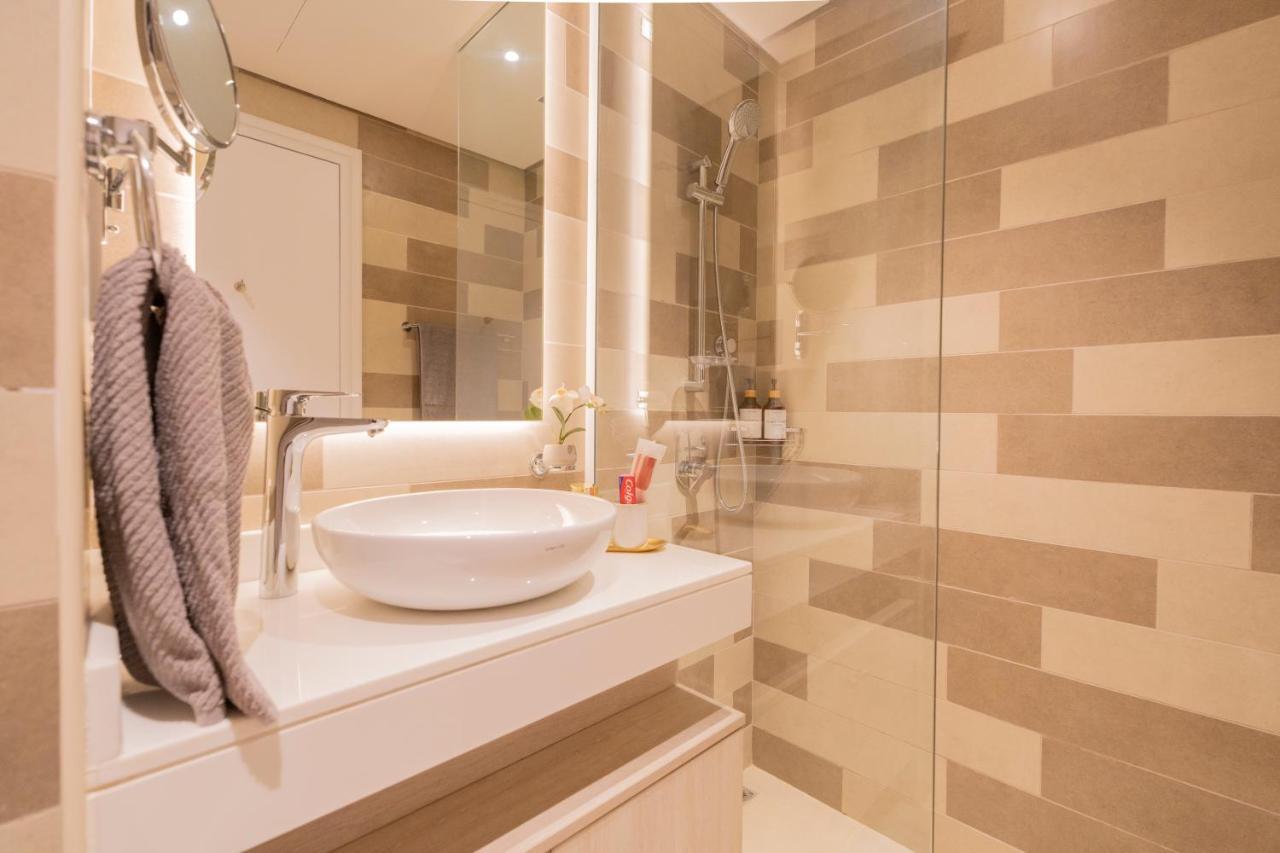 Luxury Studio, Seven Palm Residence-Palm Jumeirah ดูไบ ภายนอก รูปภาพ