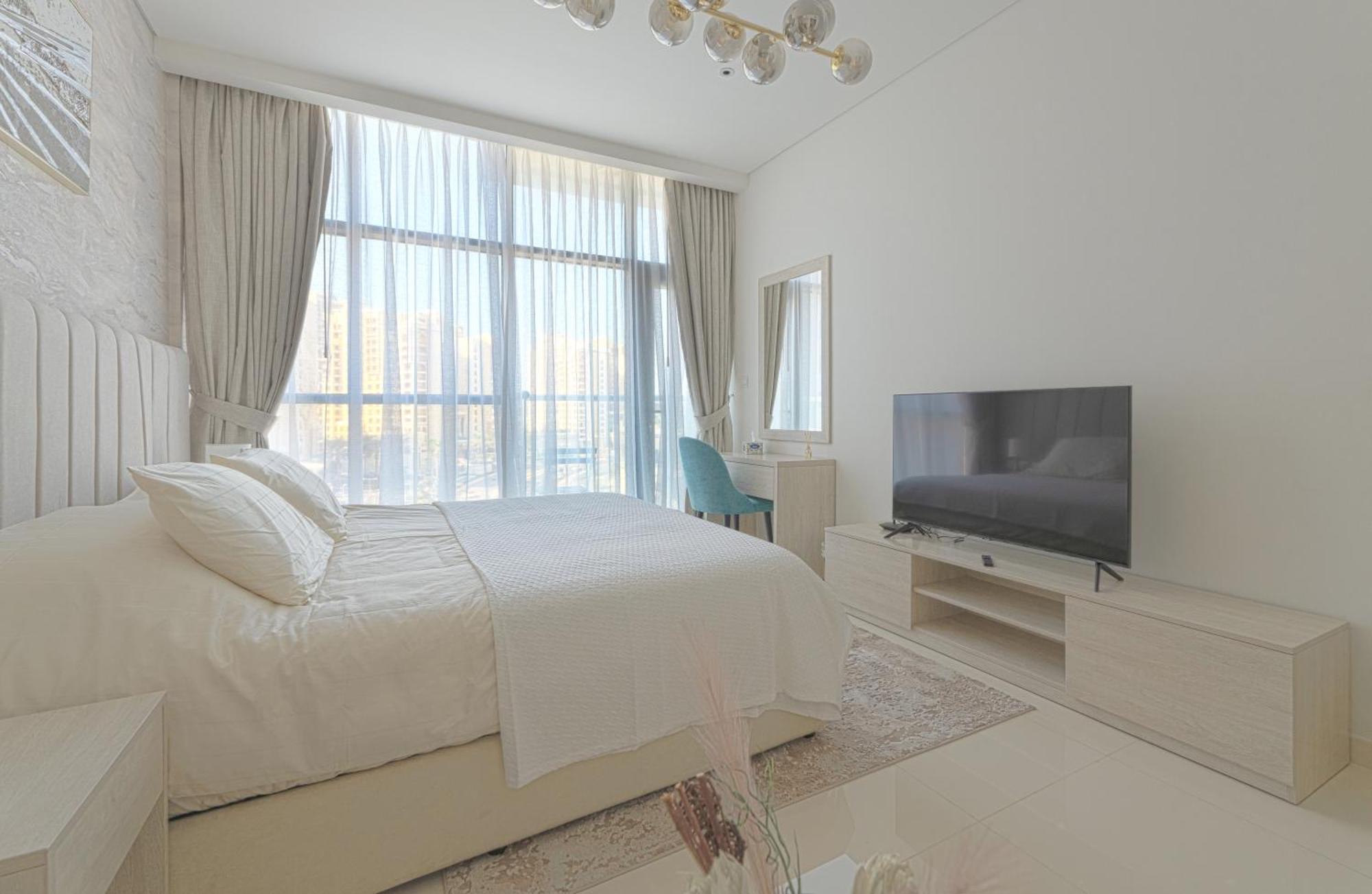 Luxury Studio, Seven Palm Residence-Palm Jumeirah ดูไบ ภายนอก รูปภาพ